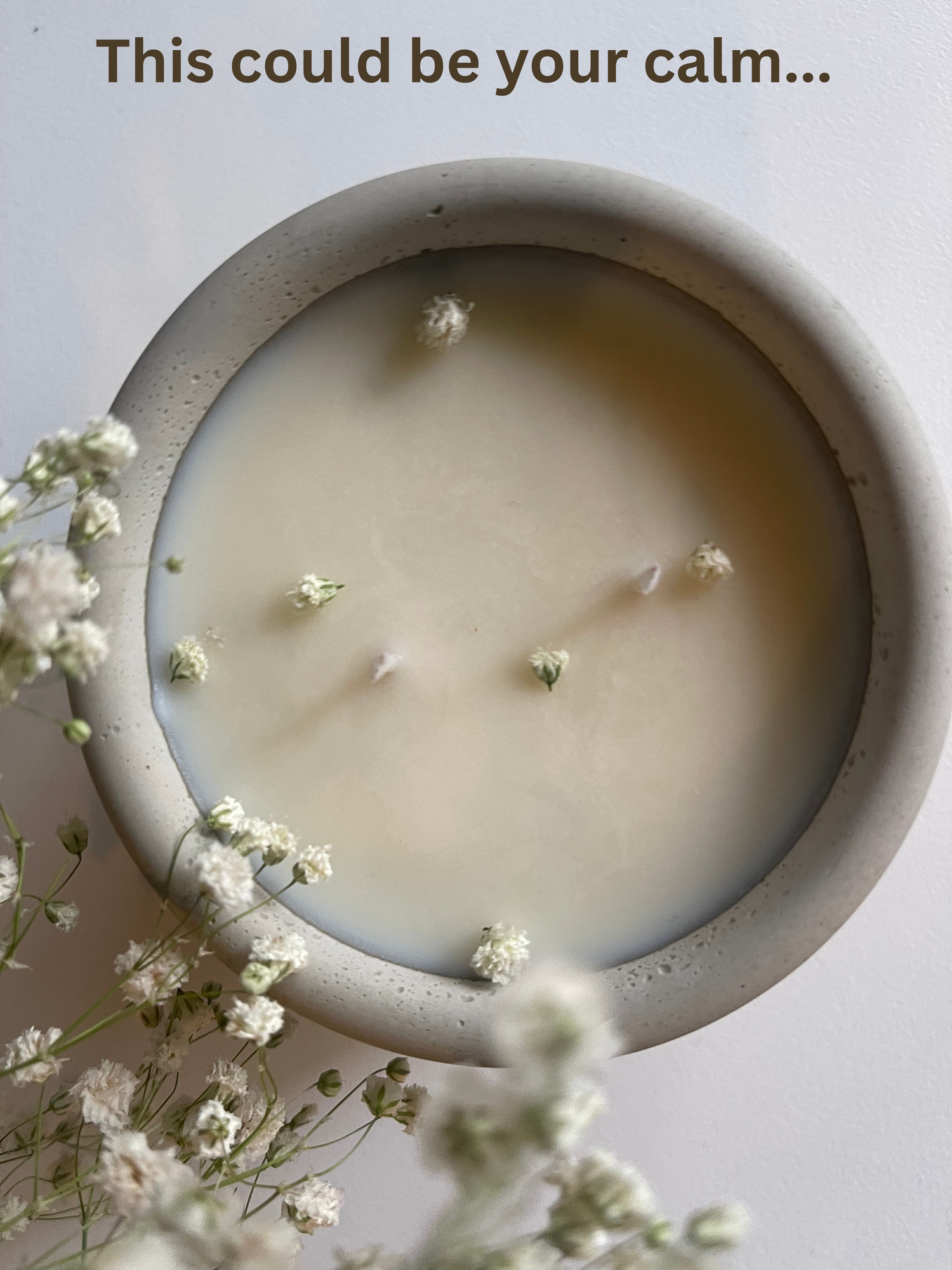 Bees & Botany candle 8 oz size — handmade non-toxic candles and wellness goods